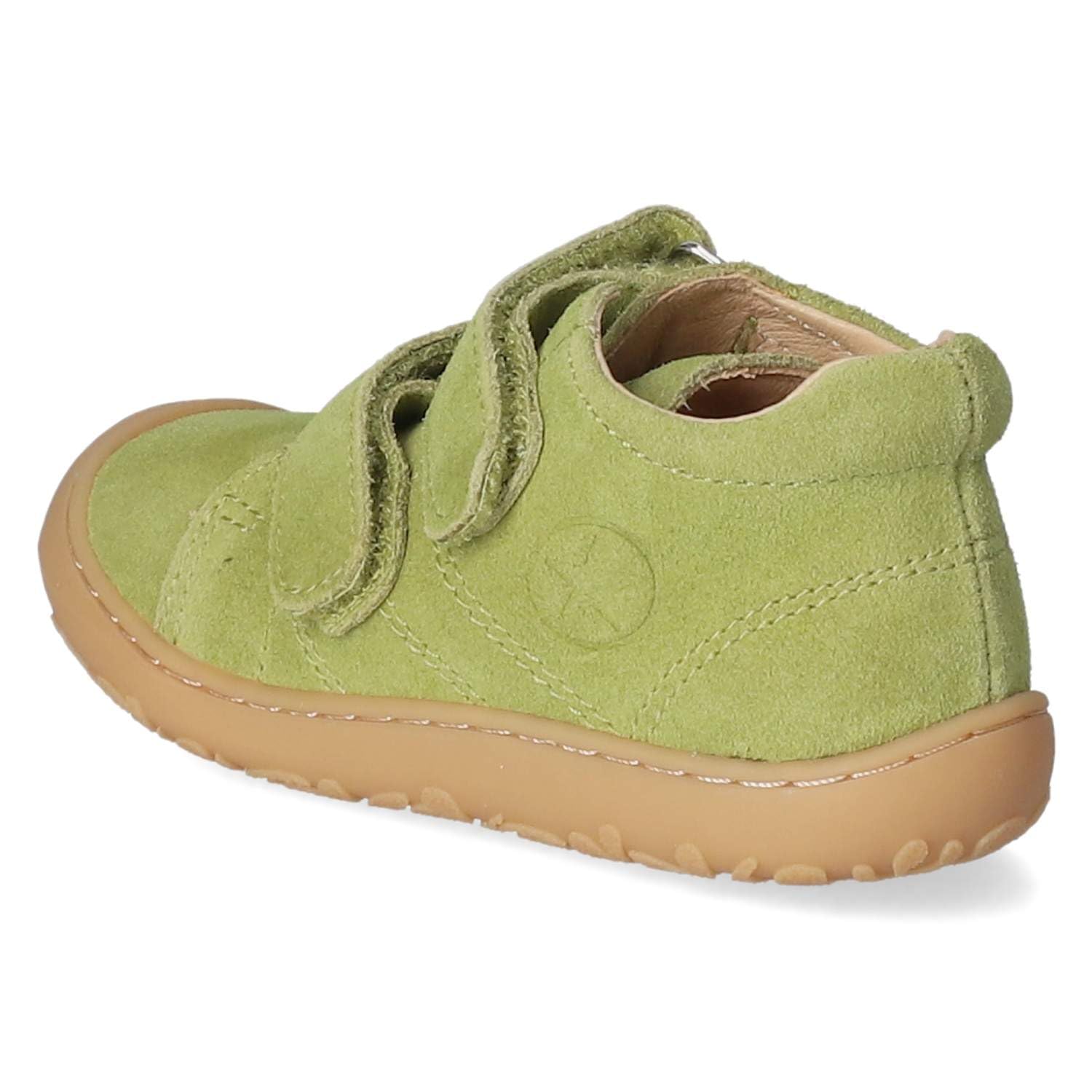 Bisgaard Bambini Scarpe Velcro HALE V Verde Pelle grezza