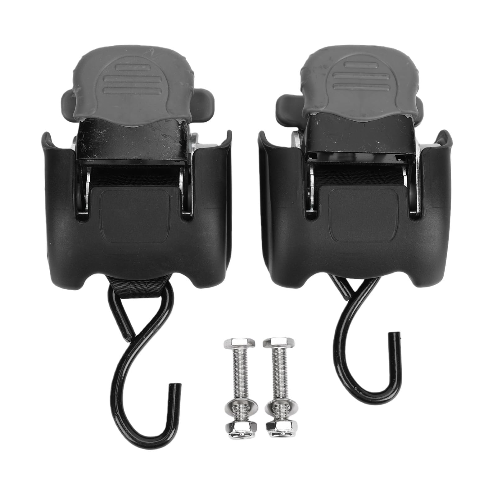 Generic Cinghie di Fissaggio per Barche a Poppa Resistenti 2500 Libbre per Rimorchi e Barche Fettuccia Regolabile 2x43 Pollici