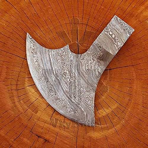 Handmade Damascus Steel Axe Hatchet Head only JNR9018 - Thumbnail 2