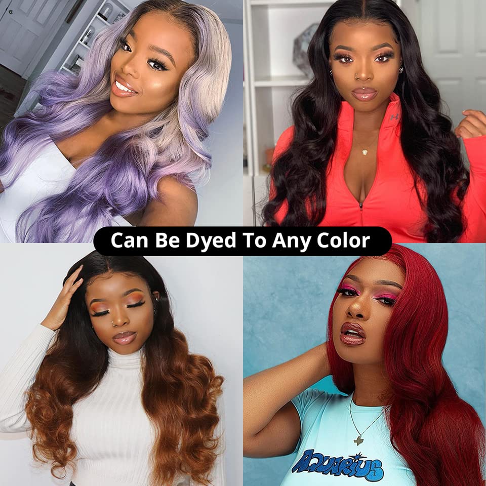 Wear And Go 6x5 Lace Frontal Wig Body Wave Human Hair Natural Black 24'' / 180% / Transparent HD - View #14