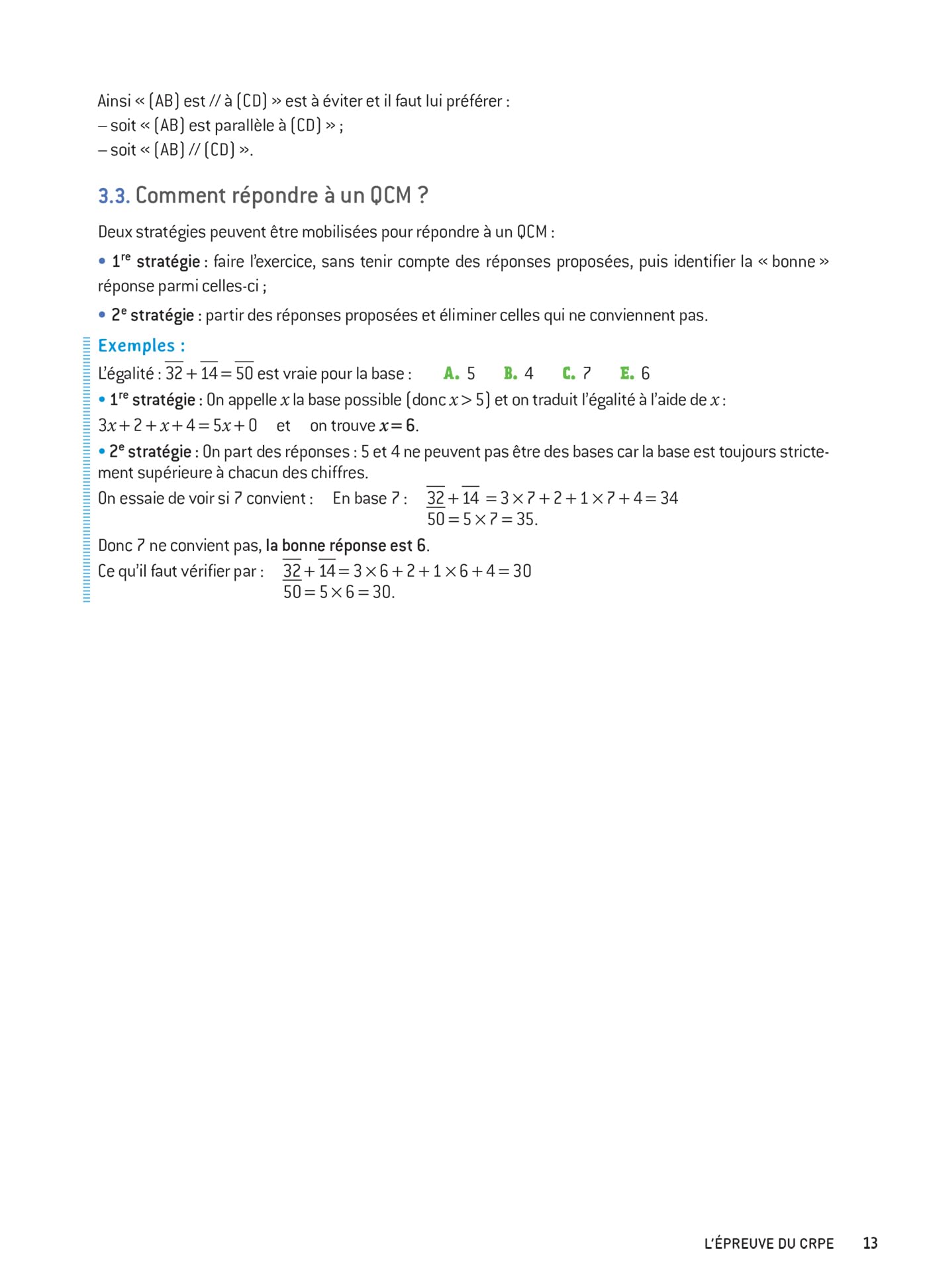Mathématiques - CRPE 2026-2027 - Epreuve écrite d'admissibilité - L3 et M2