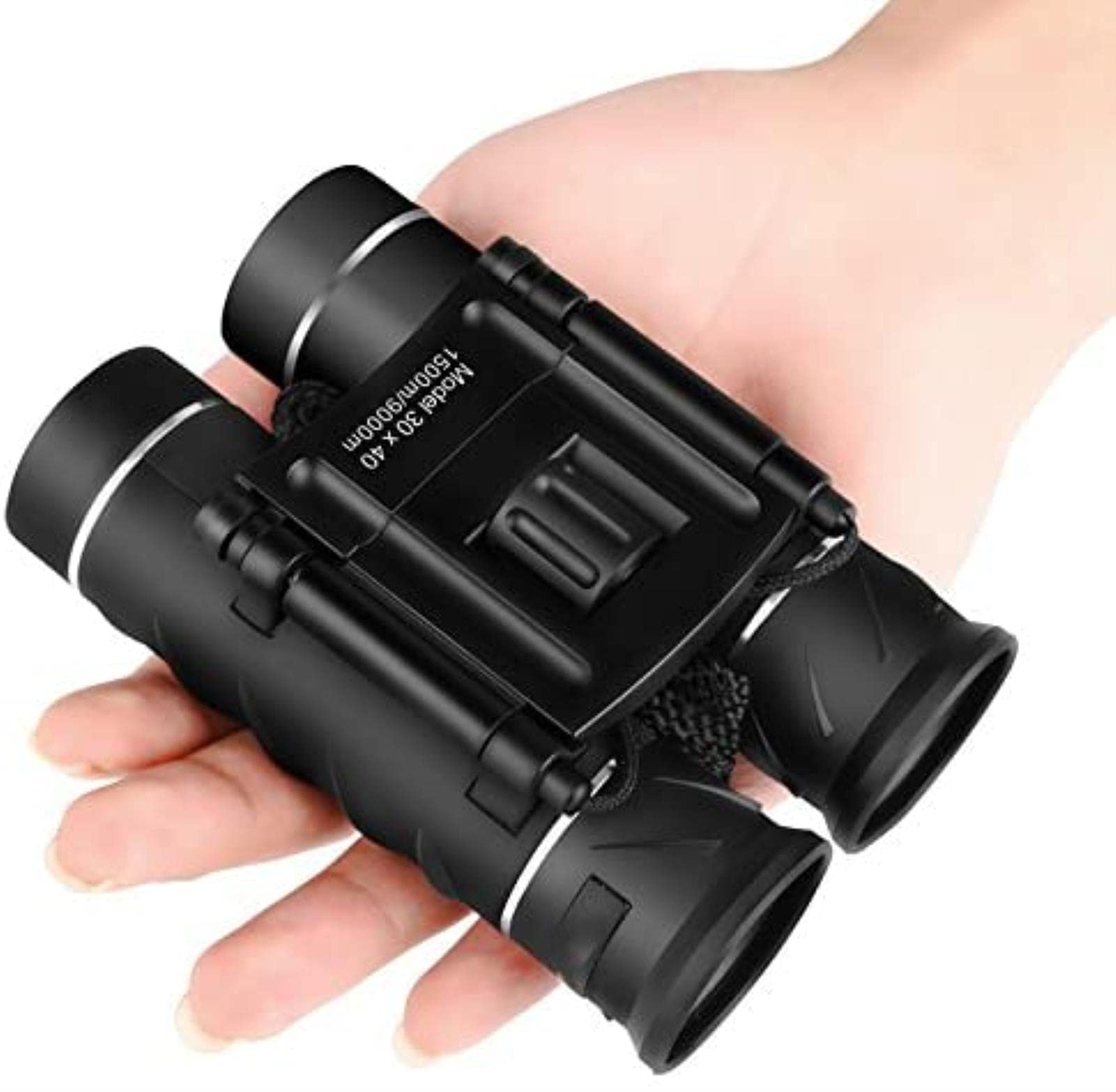 Jumelles 30X40 HD télescope civil noir de poche avec prisme Bak4