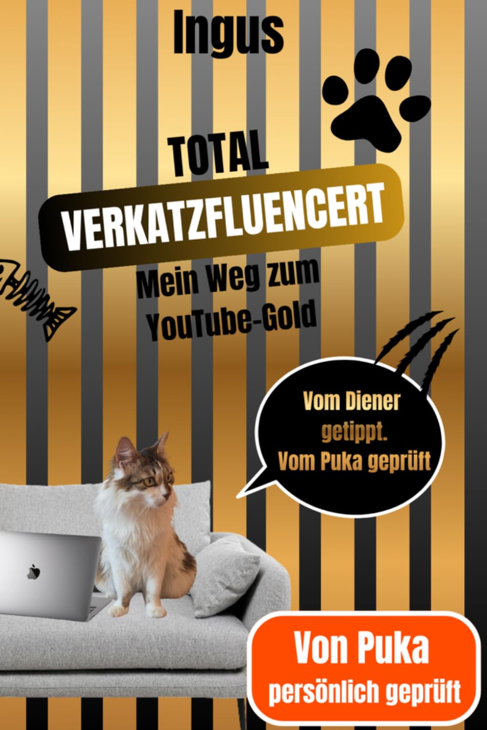 Total VERKATZFLUENCERT – Mein Weg zum YouTube-Gold: Ein Manifest über das Personal, den perfekten Schlaf und die Kunst, niemals zu springen.