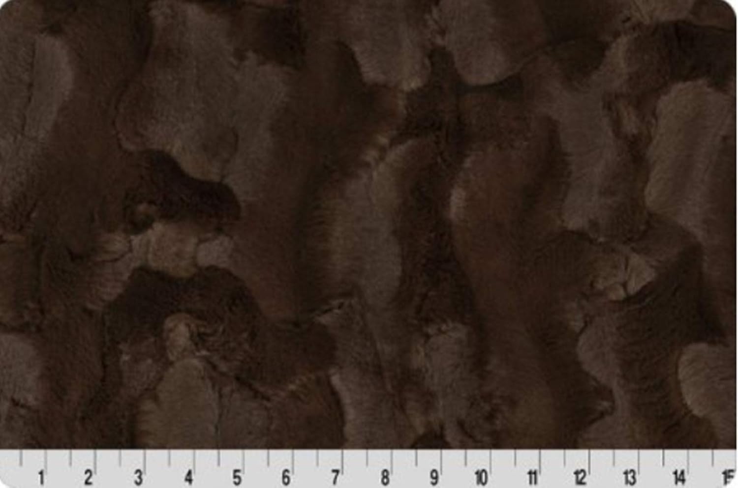 Shannon Fabrics Minky Luxe Cuddle 2 Yard Cuddle Cut Hide Chocolate
