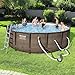 Bestway Power Steel 14’ x 42” Round Above Ground Outdoor Backyard Swimming Pool Set with 1,000 GPH Filter Pump, Ladder, and Pool Cover
