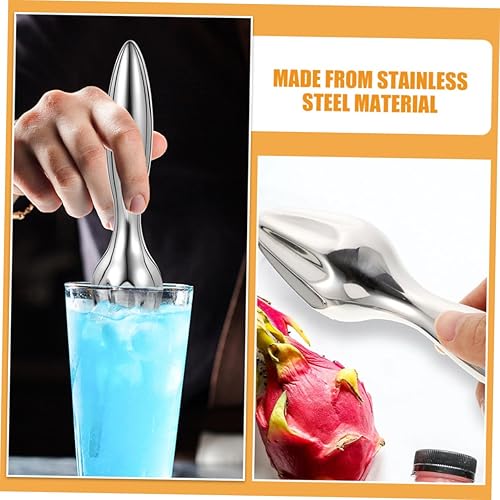 Miniatura 7 de ARTIBETTER 2Pcs Stainless Steel Manual Citrus Reamer Fruit Juicer with Ergonomic Design for Lemon Kiwi Orange Hand Press Juicer for Home Kitchen Bar