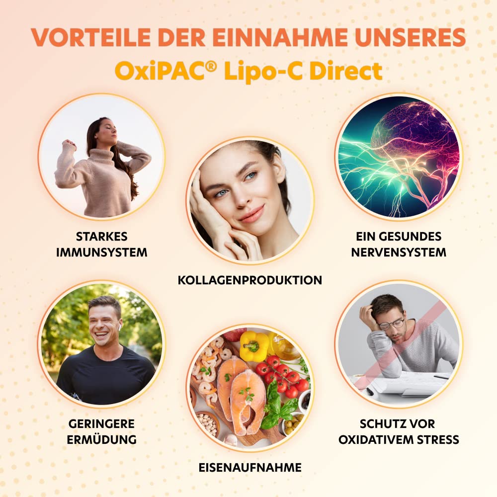oxipac lipo-c AronPharma OxiPAC® Lipo-C Direct Vitamin C, 20 Bags, 1000 mg Liposomal  Vitamin C per Bag, Elderberry and Lime Flavour, Immune System Support,  Reduce Fatigue : Amazon.de: Health & Personal Care