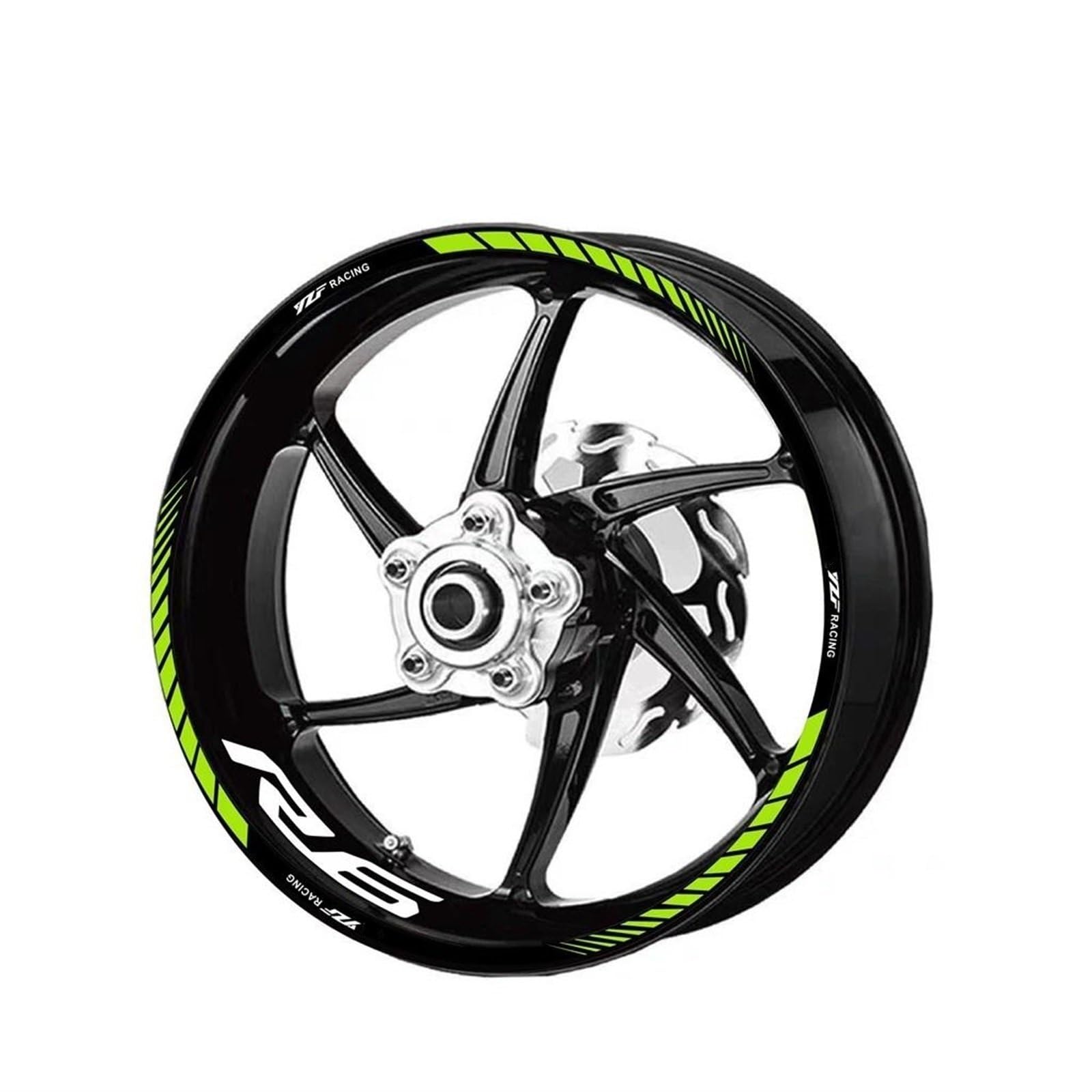 Stickers Motorcycle Stickers Reflective Wheel Rim for YZF R6(Style 2)