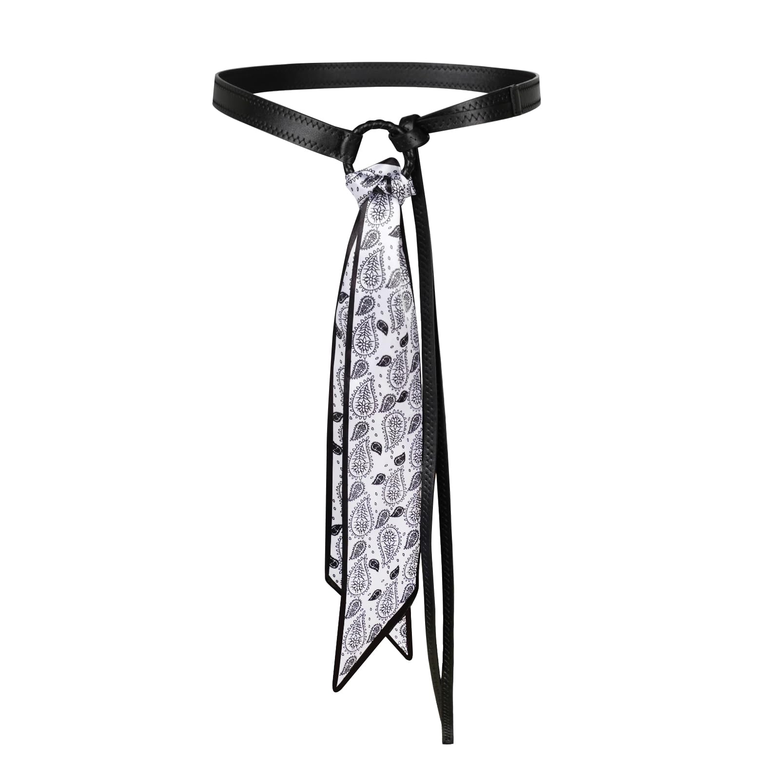 Women's Leather Belt with Buckle - Ideal for Dresses, Jeans, and Coats