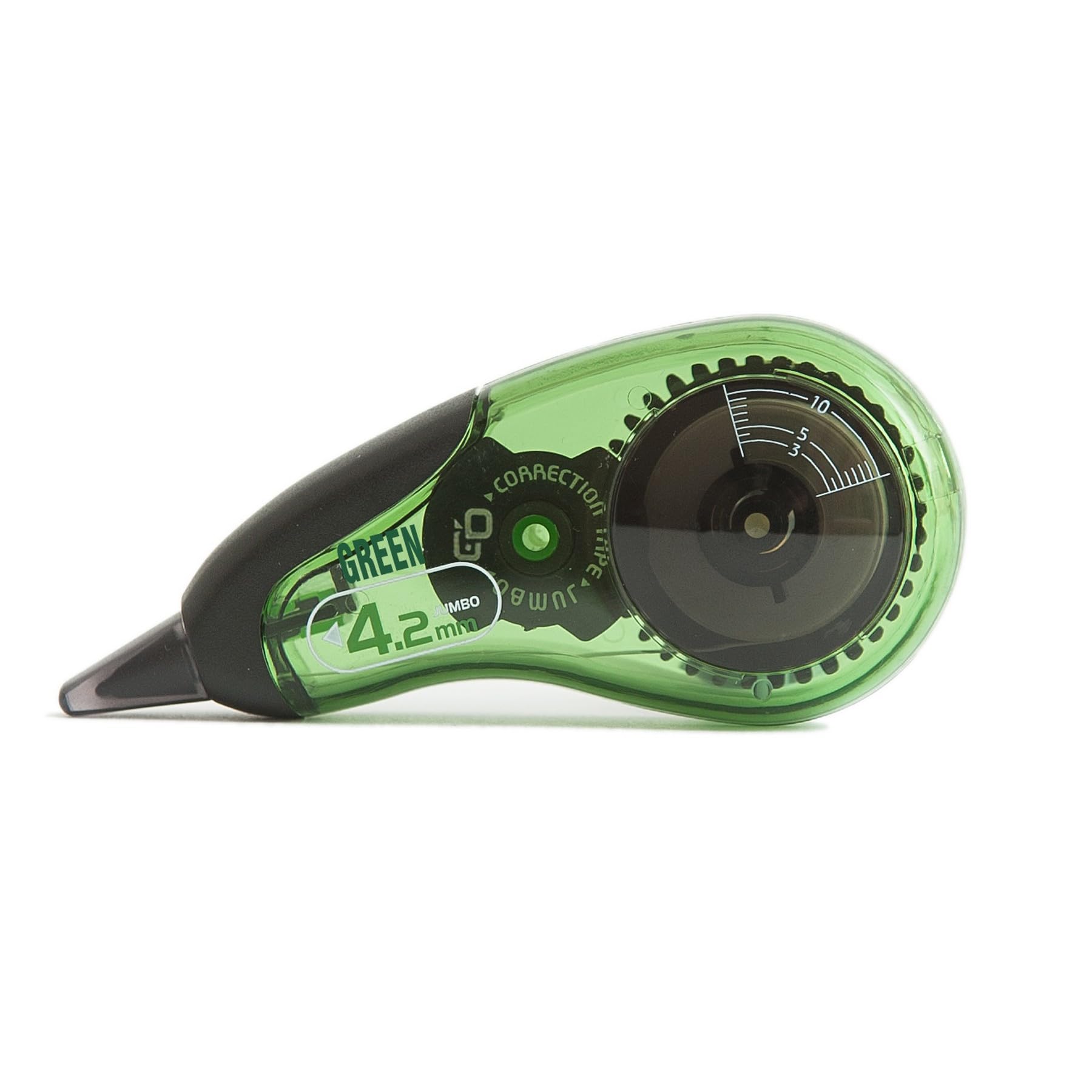D.RECT Green Correction Mouse Correction Tape with Protective Cap Correction Tape 4.2 mm x 10 m