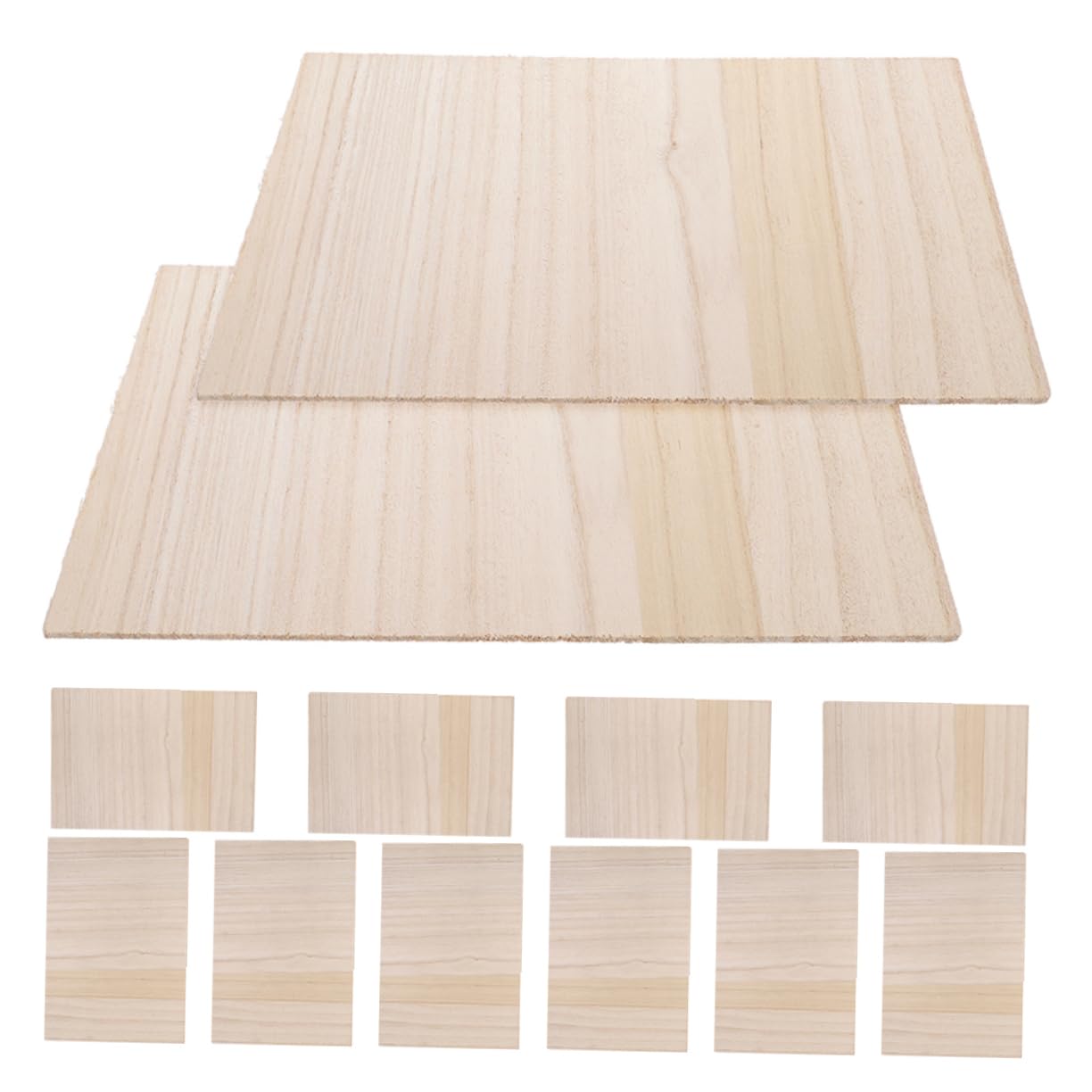 Hemoton Wooden Breaking Board Martial Arts Training Equipment Rebreakable Punching Board