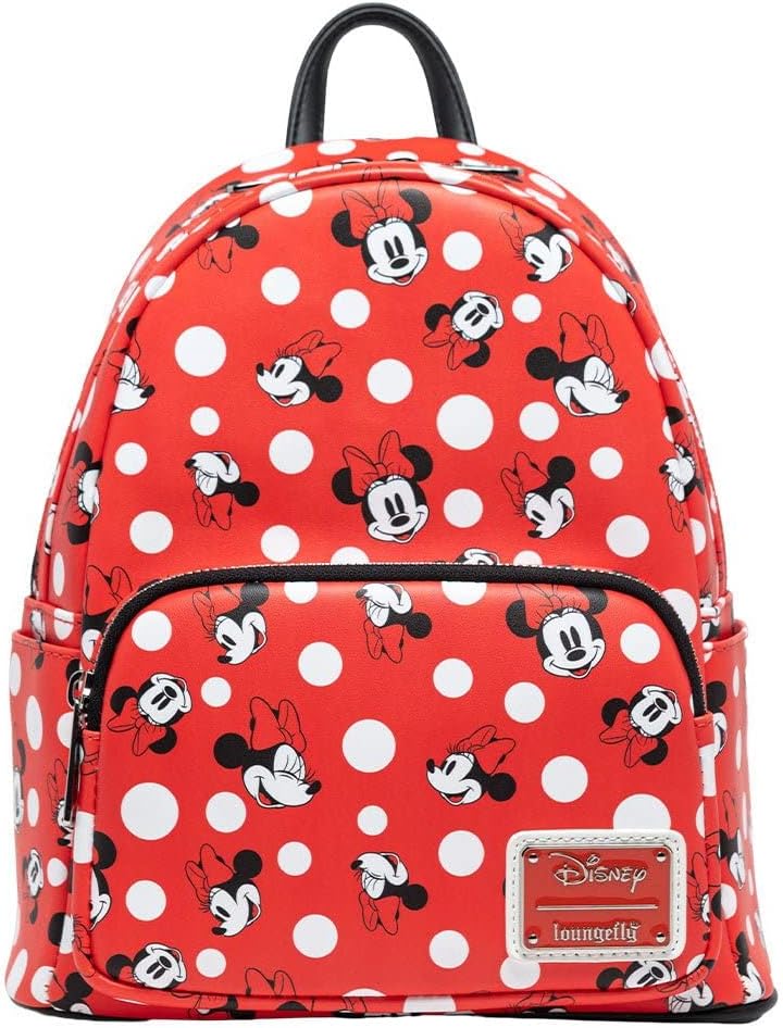 Loungefly Women's Disney Minnie Mouse Polka Dot Red Backpack