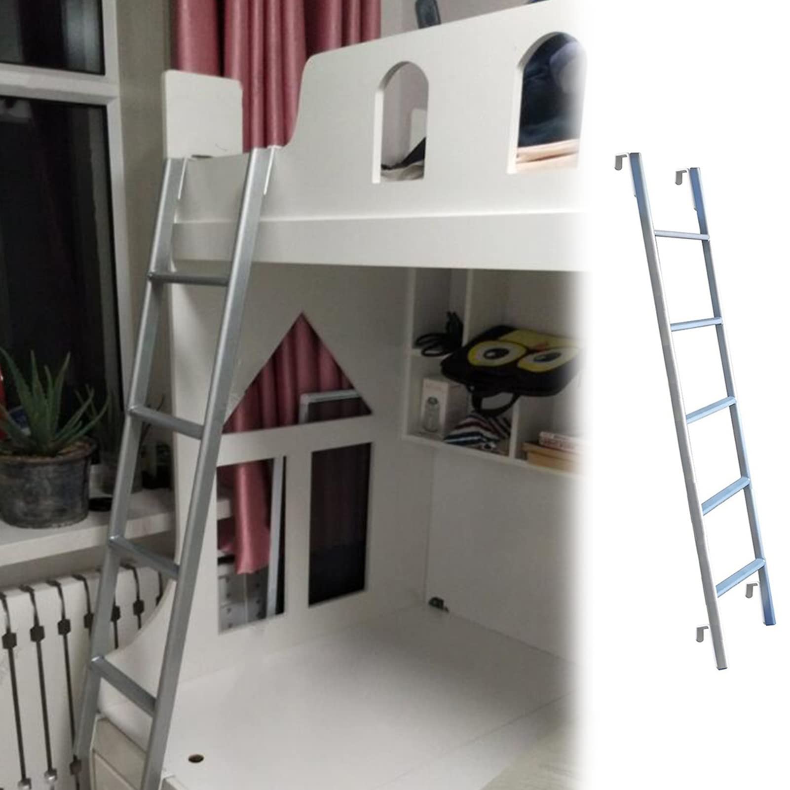 Échelle de lit superposé pour aménagement camping-car, bateau et loft