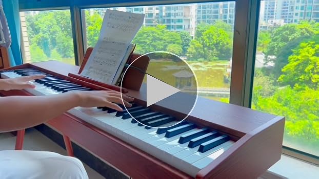 電子ピアノ88鍵セミウエイテッドキーボードピアノ、初心者用フルサイズ電子ピアノ 電子ピアノ88鍵セミウエイテッドキーボードピアノ、初心者用フル