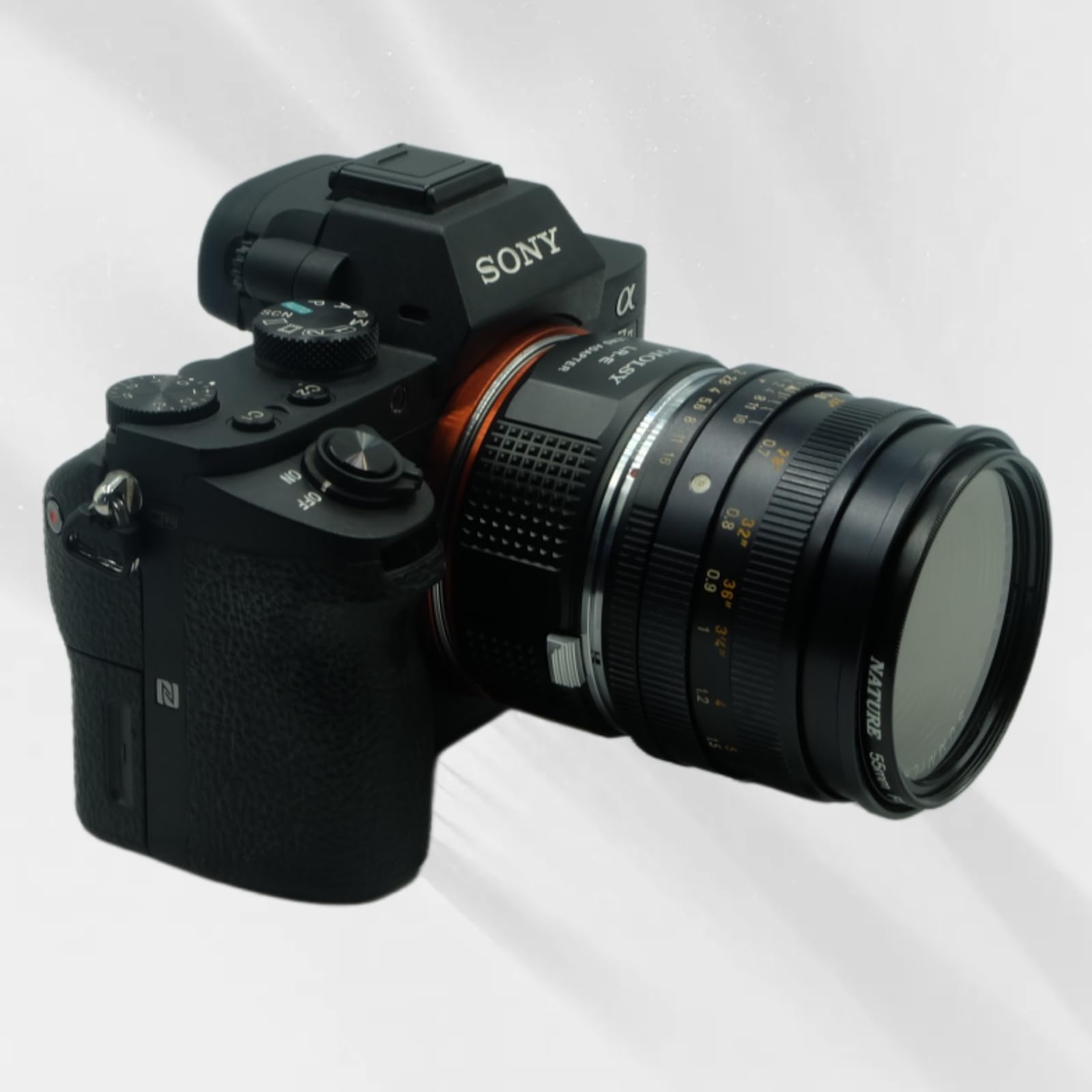PHOLSY Lens Mount Adapter Manual Focus: Compatible with Leica R Lens to Sony E (NEX) Camera Body, Leica R to Sony E - Image 2