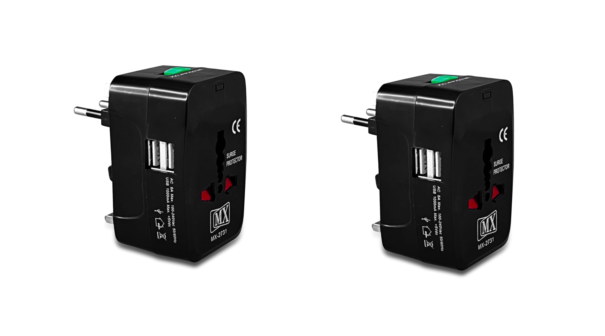 MX Universal Travel Adapter Universal Socket with Multi USB Charger Ports, International All in One Travel Charger Adapter-picture-46