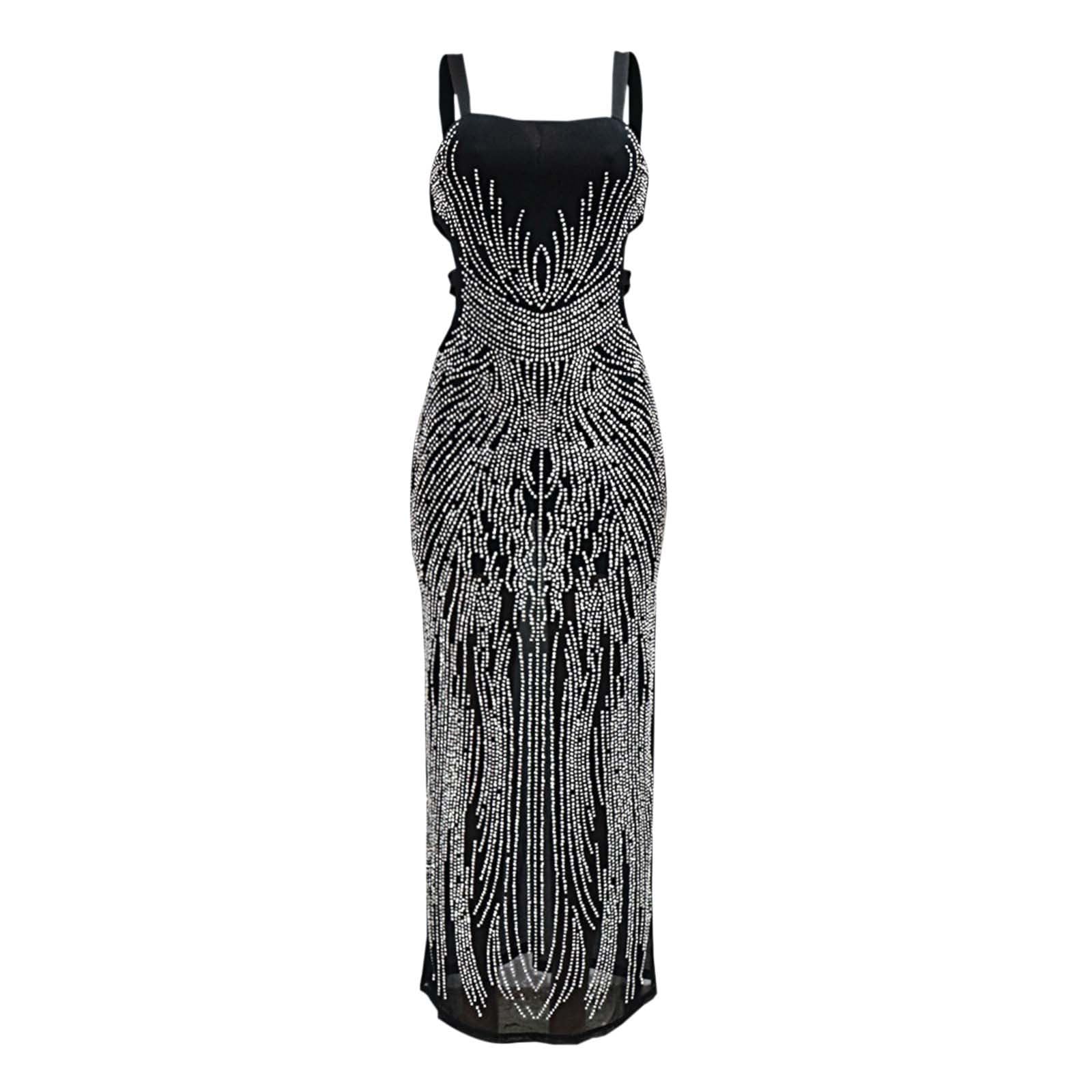 Generico Abiti da Cerimonia Donna Lunghi Eleganti Abito Dresses Schiena Scoperta Cocktail Matrimonio Civile Sexy Sposa Corto Davanti Lungo Dietro Damigella Curvy Gonna