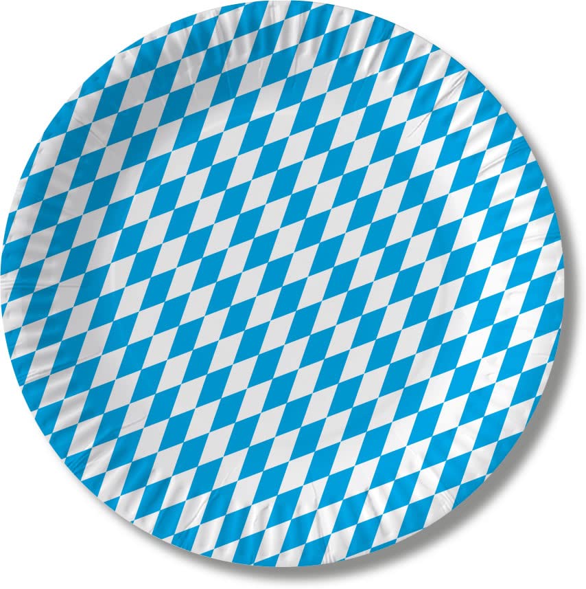DH-Konzept 10 Teller * Bayern und Oktoberfest * in Ø23cm Größe |...
