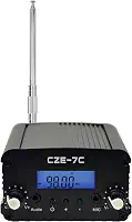 MAXDARE Transmissor FM 7W/1W para estacionamento da igreja – Mini estação de rádio estéreo de longo alcance certificada pela FCC para filmes drive-in, show de fogos de artifício e eventos ao ar livre