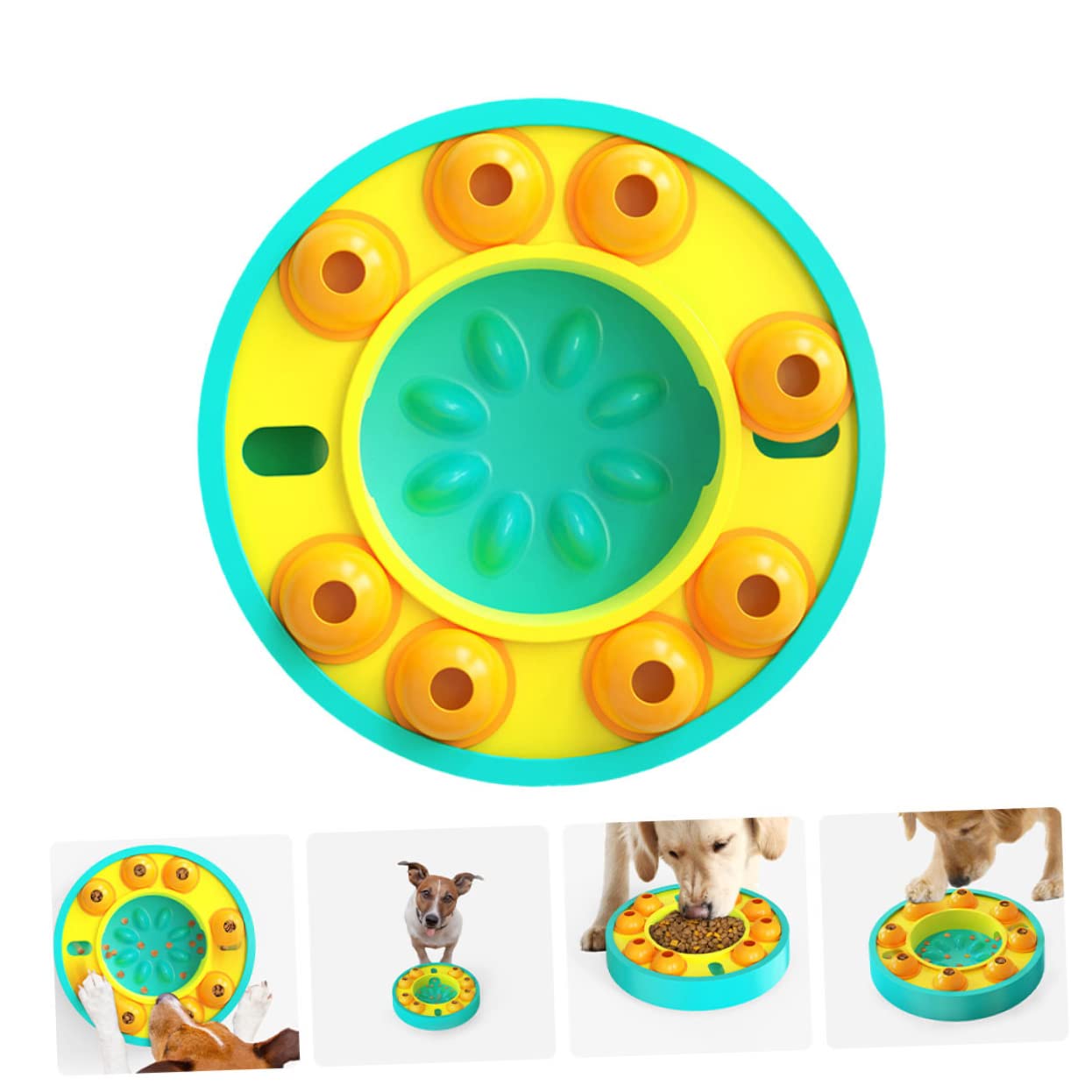 UPKOCH Distributeur De Friandises pour Chiens à Alimentation Jouet Interactif pour Dressage Et Alimentation