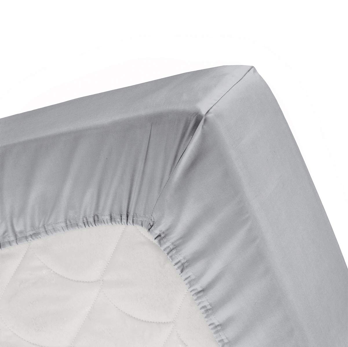 Cinderella - Drap Housse - Protege Matelas - Housse Matelas - pour Matelas - Jersey - Gris Clair