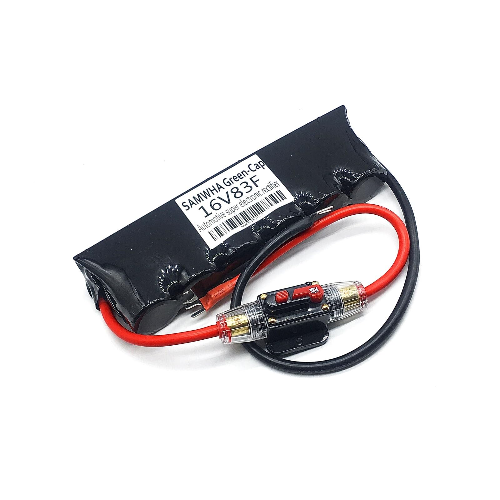 Green-Cap 16V83F supercondensador rectificador electrónico automotriz carcasa termorretráctil condensador de arranque de coche de alta corriente