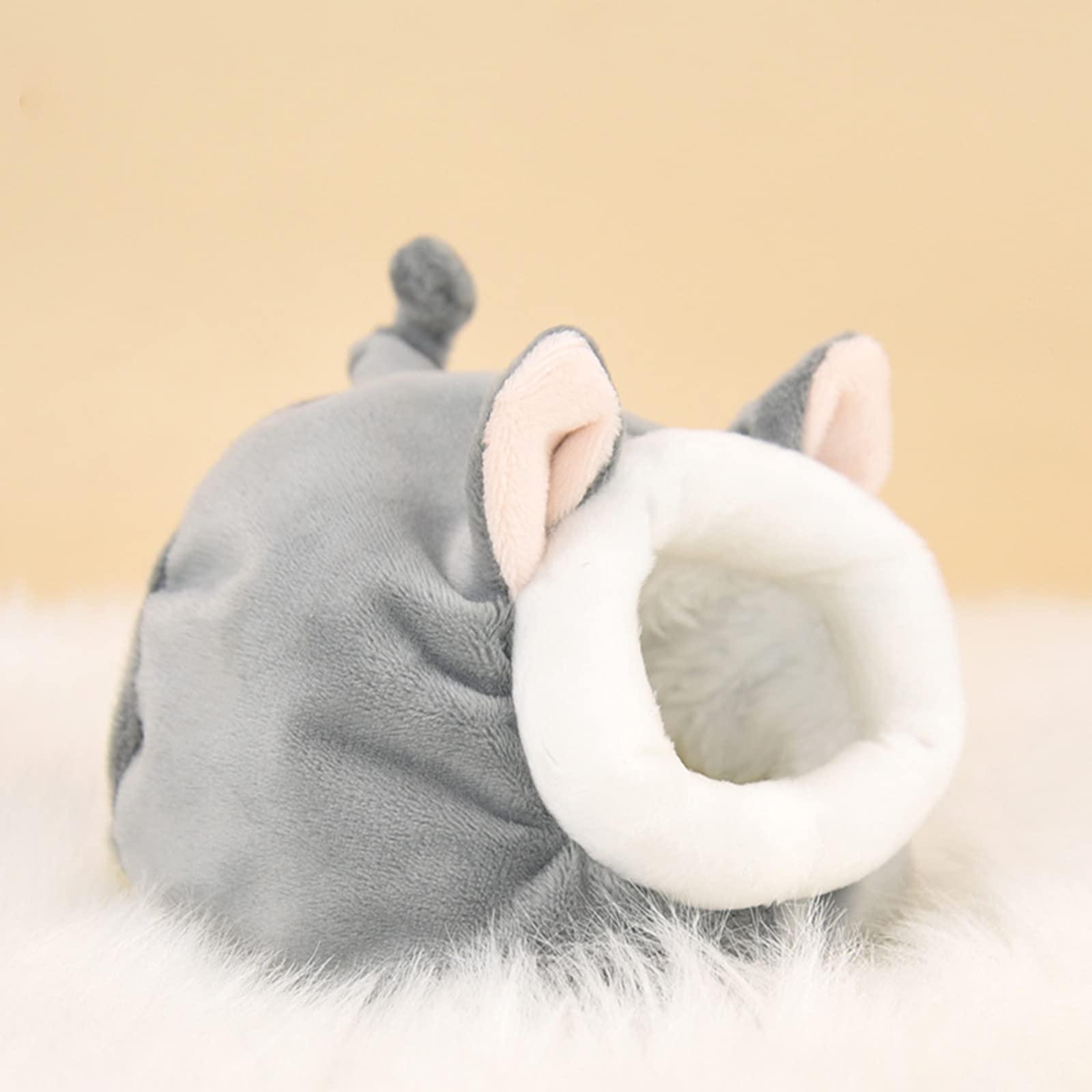 Casa per criceti Nido di porcellini d'India Letto per dormire per piccoli animali Letto invernale caldo in velluto morbido accessori per roditori/porcellini d'India criceto accessori per la casa del