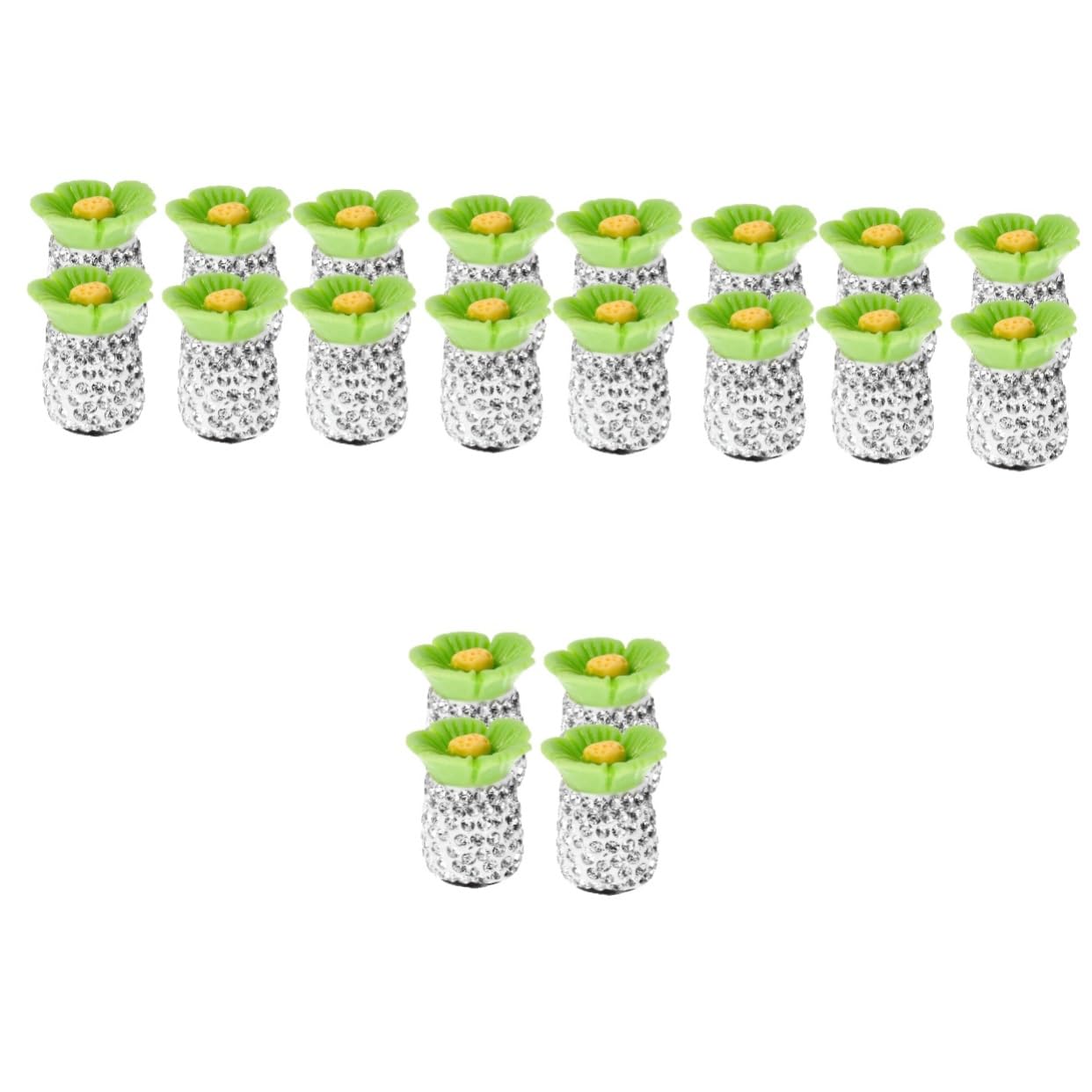 Cabilock 5 Set Tappo Della Valvola Tempestato Di Diamanti Per Caps Cappucci Delle Valvole Cappucci Degli Steli Delle Valvole Dei Pneumatici Tappo Del Pneumatico Finto Strass 4 Pezzi*5