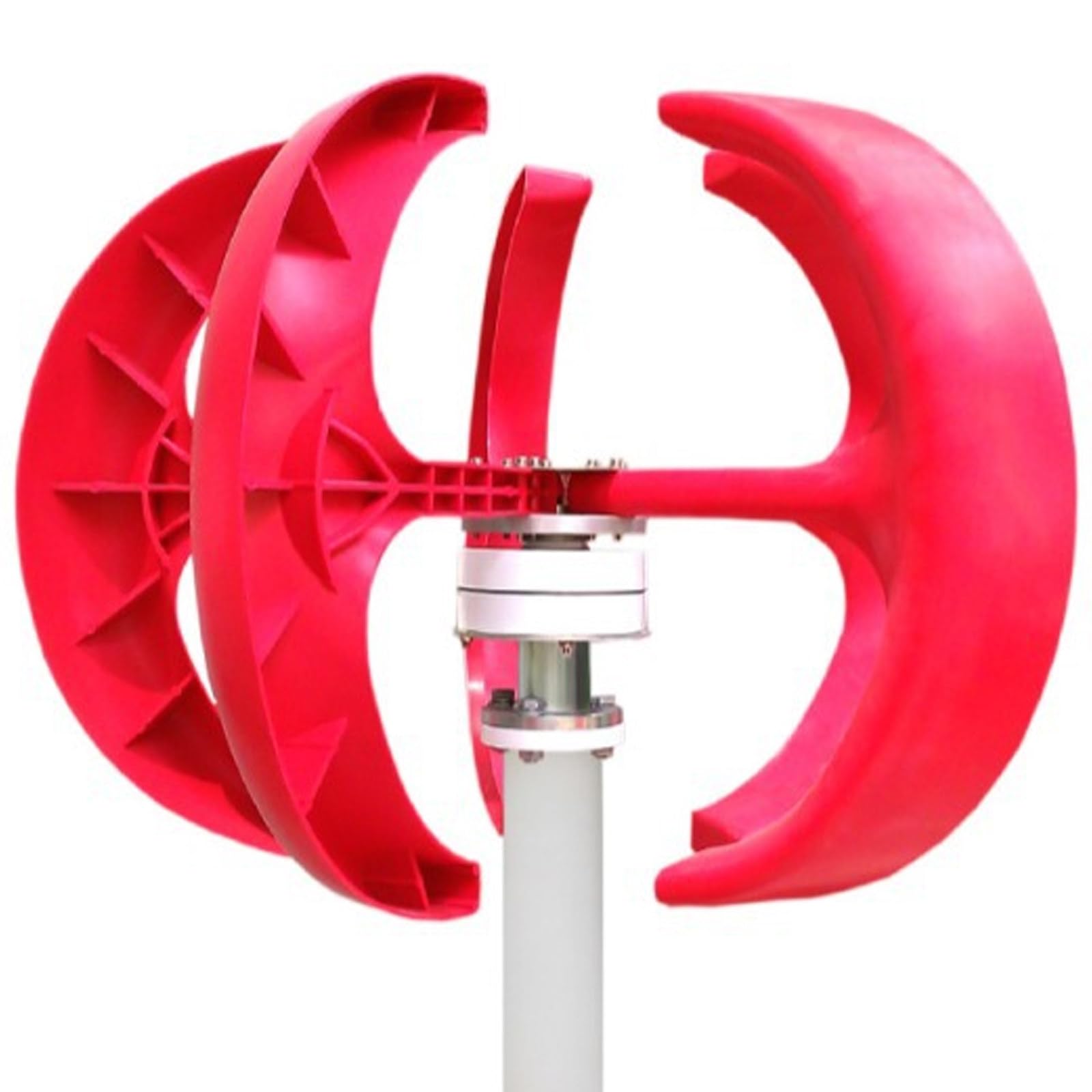 FANGQMM 8000W Wind Turbine Generator, 12V/24V/48V Motor Kit Vertical Axis Windmill Red Lantern Small Wind Turbine Generator for Home Use Electromagnetic Electricity Producer Equipment 48V