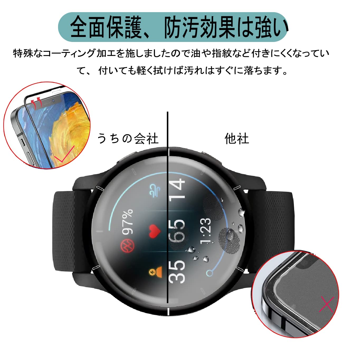 GARMIN venu2【3Dソフトアクリルフィルム】 Amazon.co.jp: Qrivp Garmin Venu 2 ガラスフィルム 【2枚セット