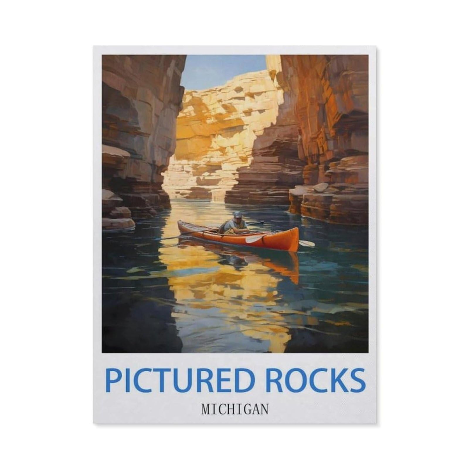 BEAYODKP Diamond Painting，Pictured Rocks Michigan（50x60cm）