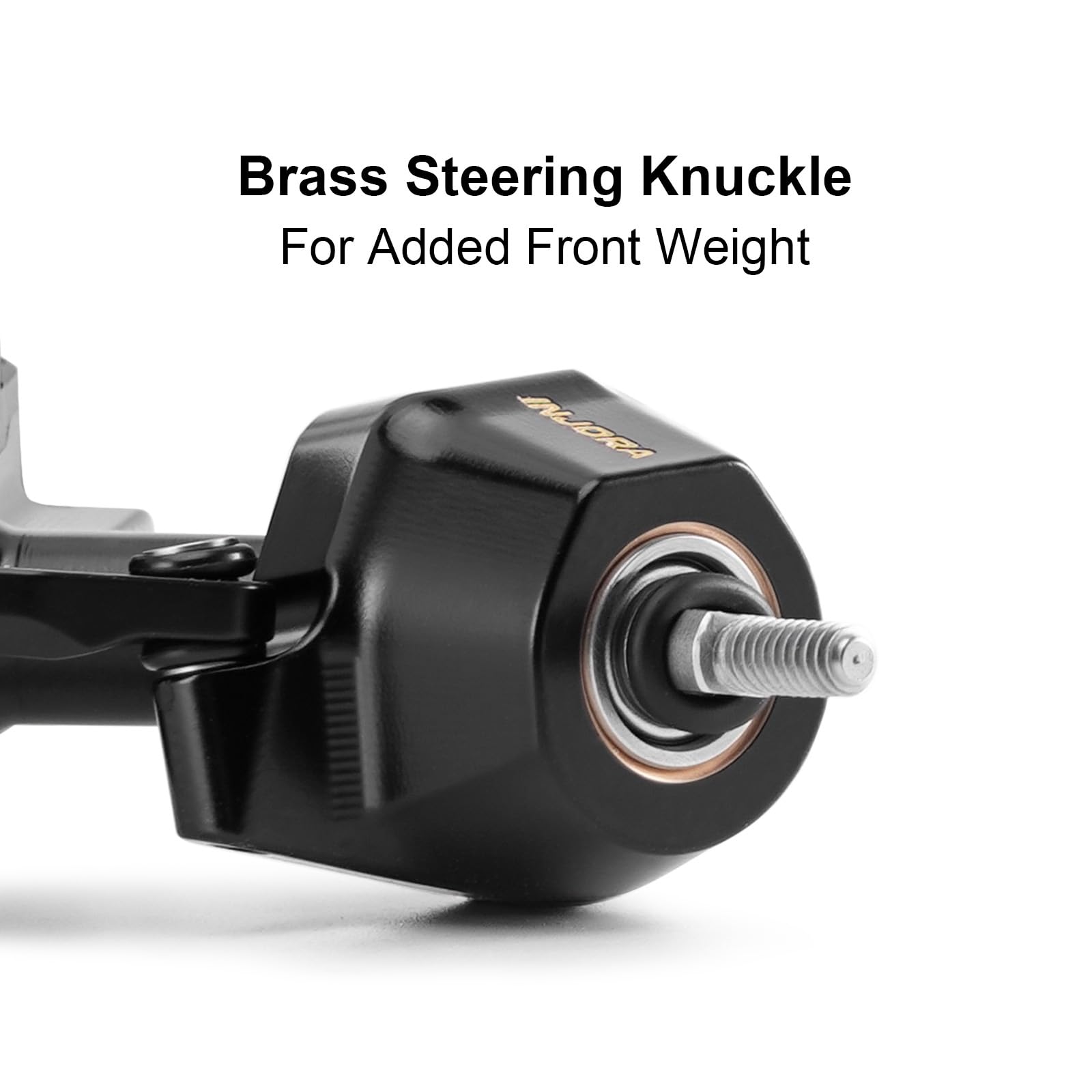 INJORA-Achsen in Serienbreite mit Messing-Achsschenkeln für 1/30 Axial SCX30