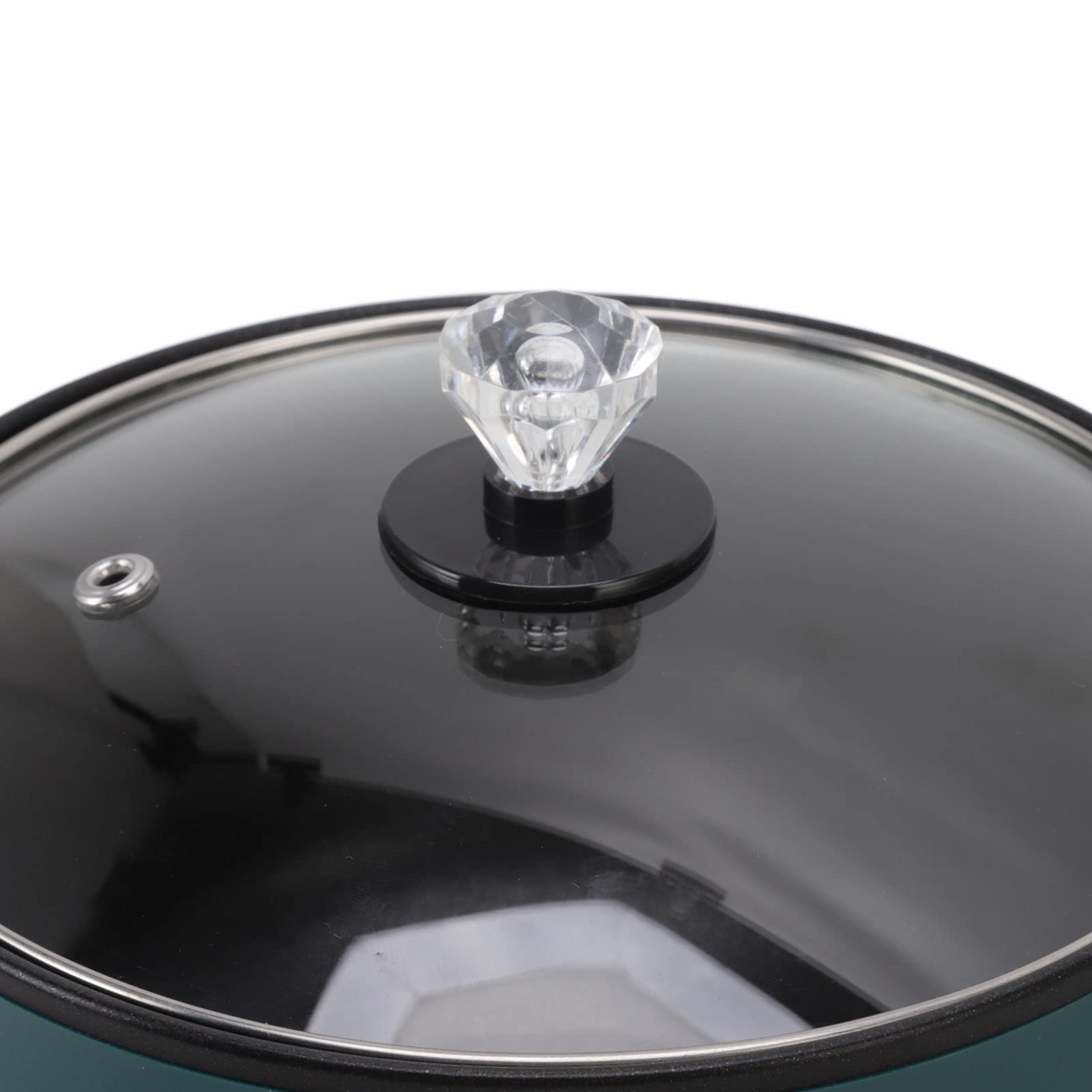 TOPINCN Olla de Cocina eléCtrica 1.8L Antiadherente Grado Alimenticio 2 Modo de Temperatura 6 Funciones Cocina eléCtrica de Largo para Cocinar en Casa