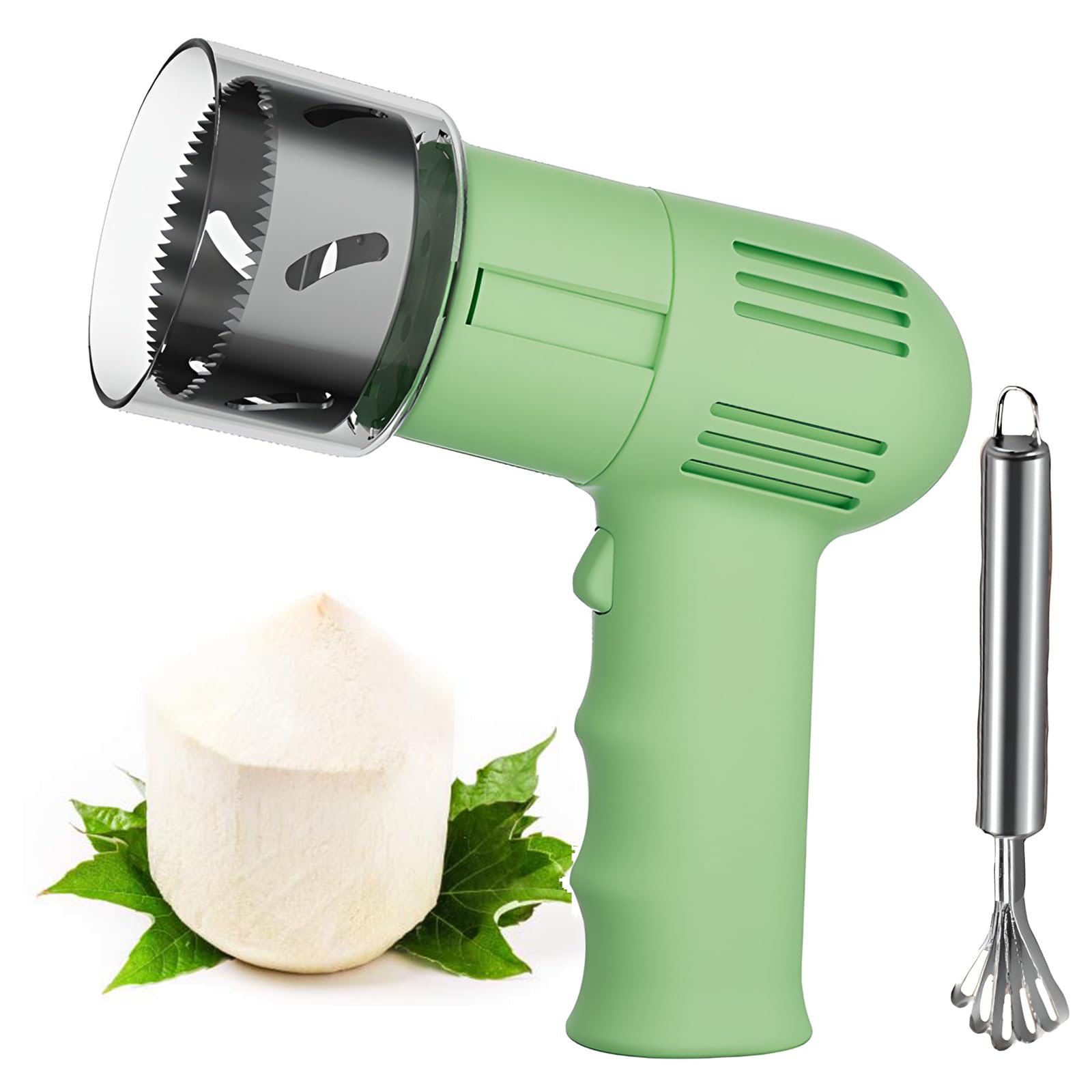 Outil d'ouverture de la noix de coco électrique pour vos jus frais et apéritifs exotiques