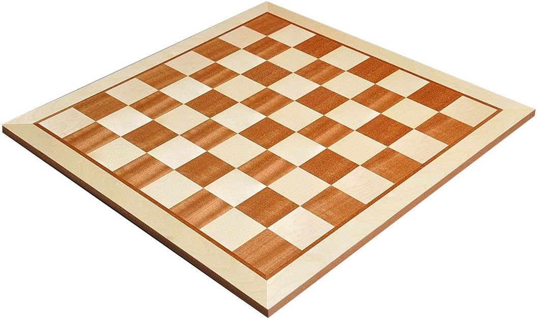 Maple & Mahogany Wooden Chess Board - 2.0"