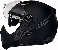 Capacete Aberto Moto Peels Mirage Classic Preto Fosco/Grafite 60