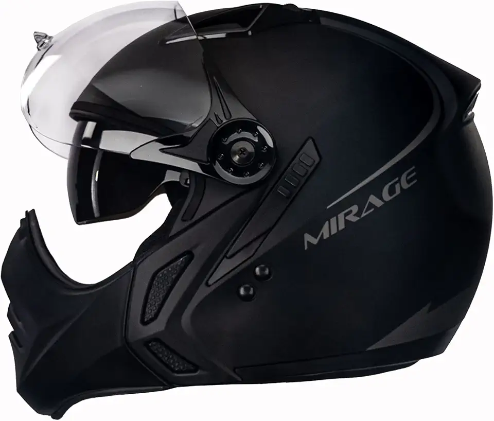 Capacete Aberto Moto Peels Mirage Classic Preto Fosco/Grafite 60