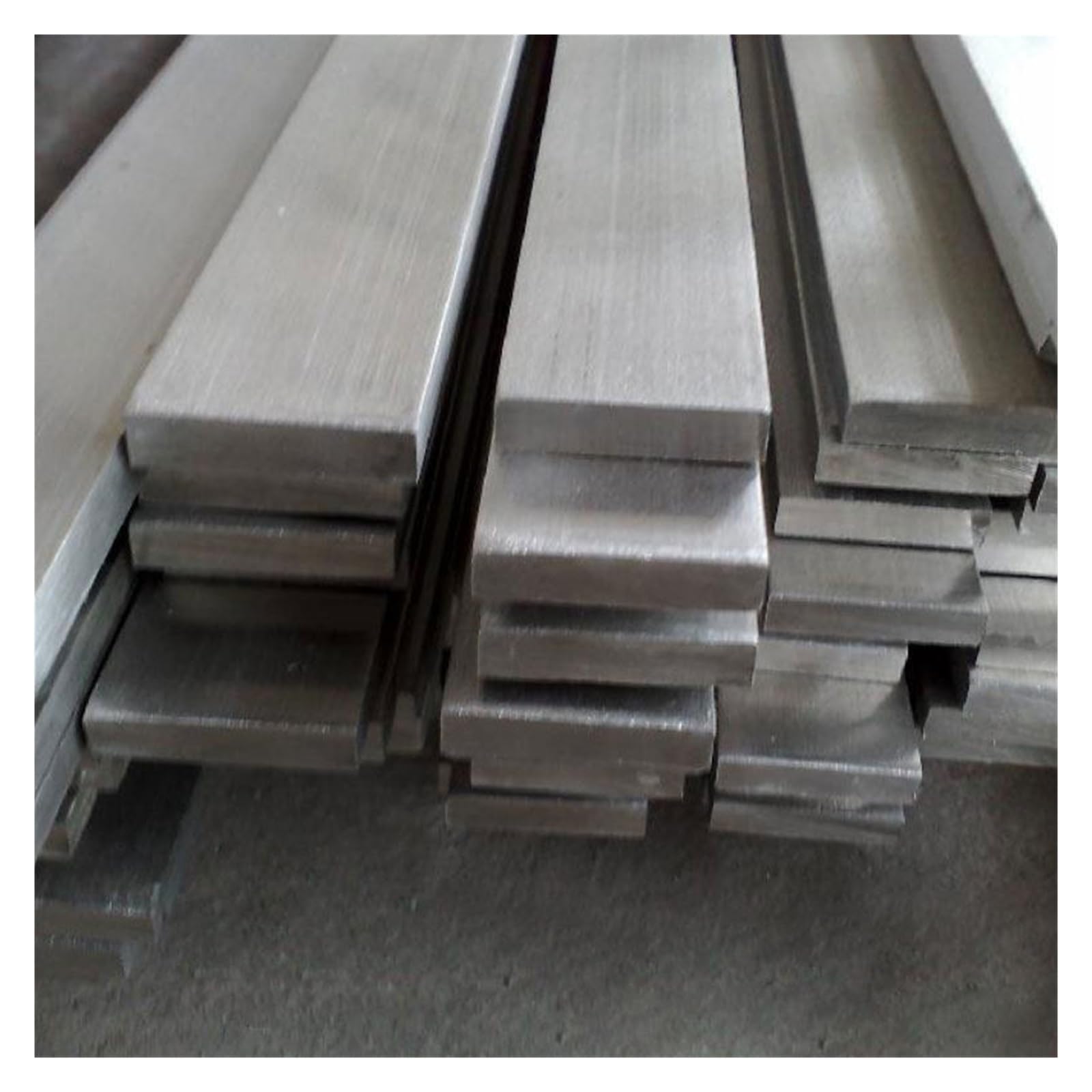 Chapa Aluminio Longitud 500 mm Acero inoxidable 304 Espesor de acero plano 1 mm Hoja de acero inoxidable Ancho de barra plana 5/6/8/9/10/12/15/18/20-85 mm(1x80x500mm 1pcs)