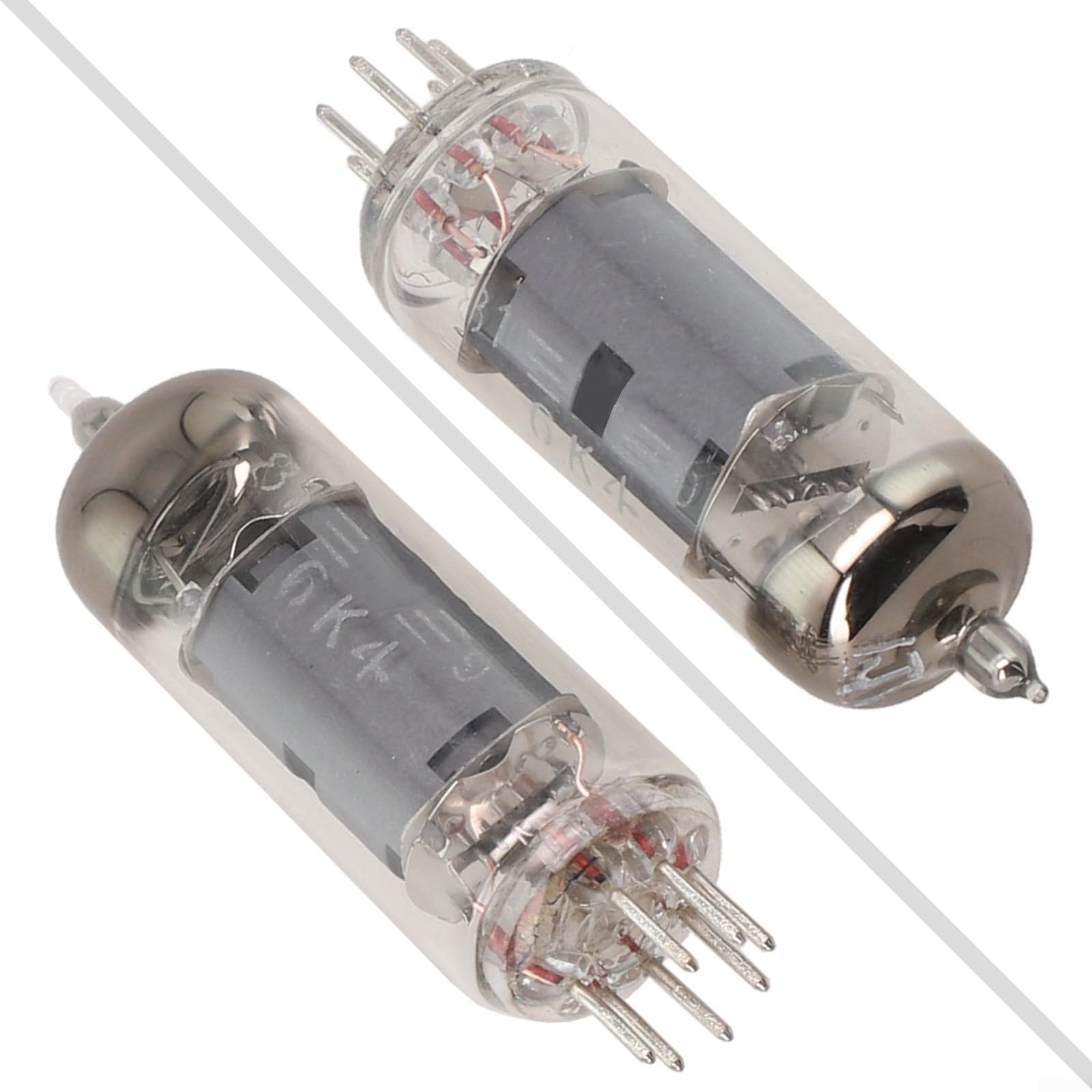 Lot de 2 tubes à vide pour GE JAN 5654W à 7 broches pour tubes à vide 6AK5/6AK5W/6Zh1P/6J1/6J1P H7L0, tubes à vide électroniques de préampli