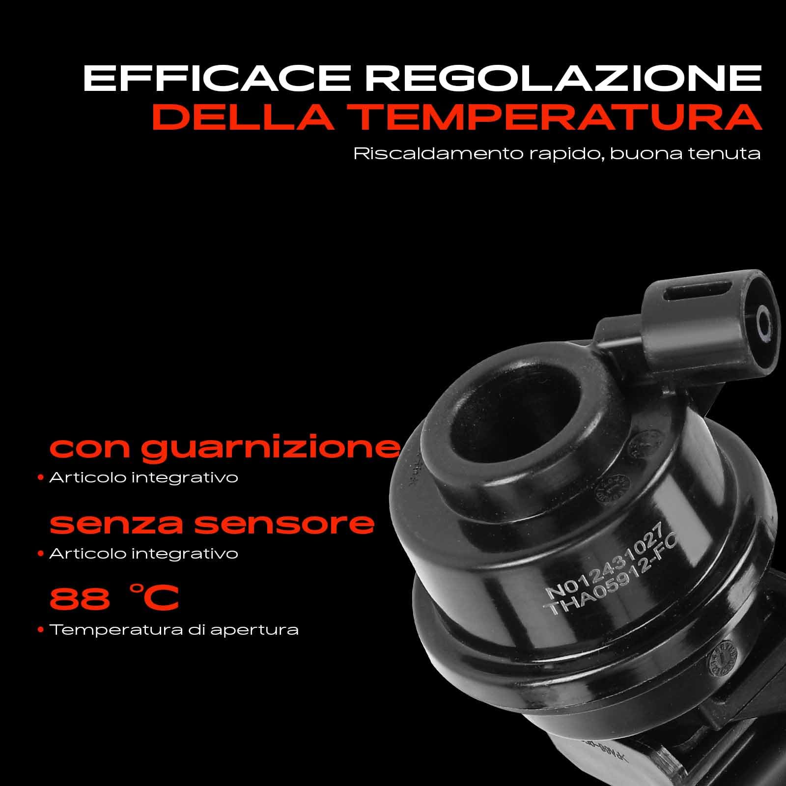 Frankberg Refrigerante del Termostato Diesel Compatibile con T.o.u.a.r.e.g 7P5 7P6 3.0L Q5 8RB 3.0L A6 Avant 4G5 4GD 3.0L A6 Allroad 4GH 4GJ 3.0L A4 Allroad 8KH 3.0L Replace# 059121737R