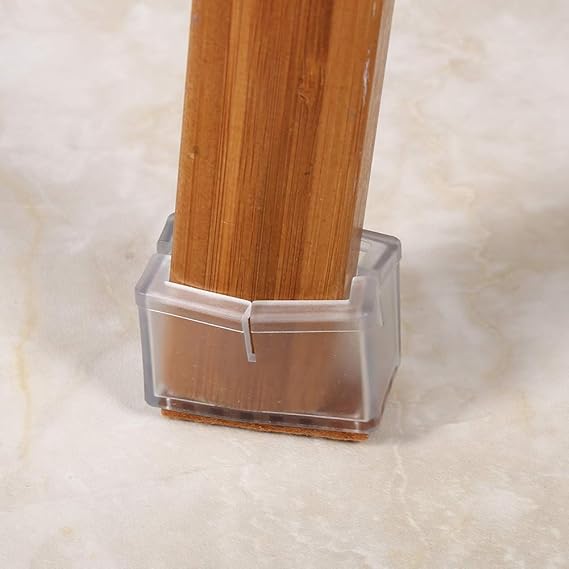 Chair Leg Cover Chair Leg Cap Chair Cover Guard for Square Legs Noise