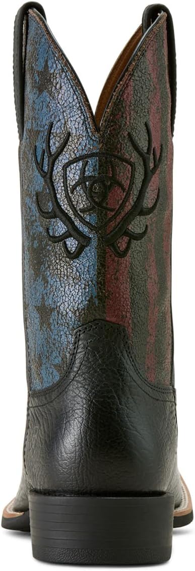 ARIAT mens Sport Liberty Antler Wide Square Toe Cowboy Boot