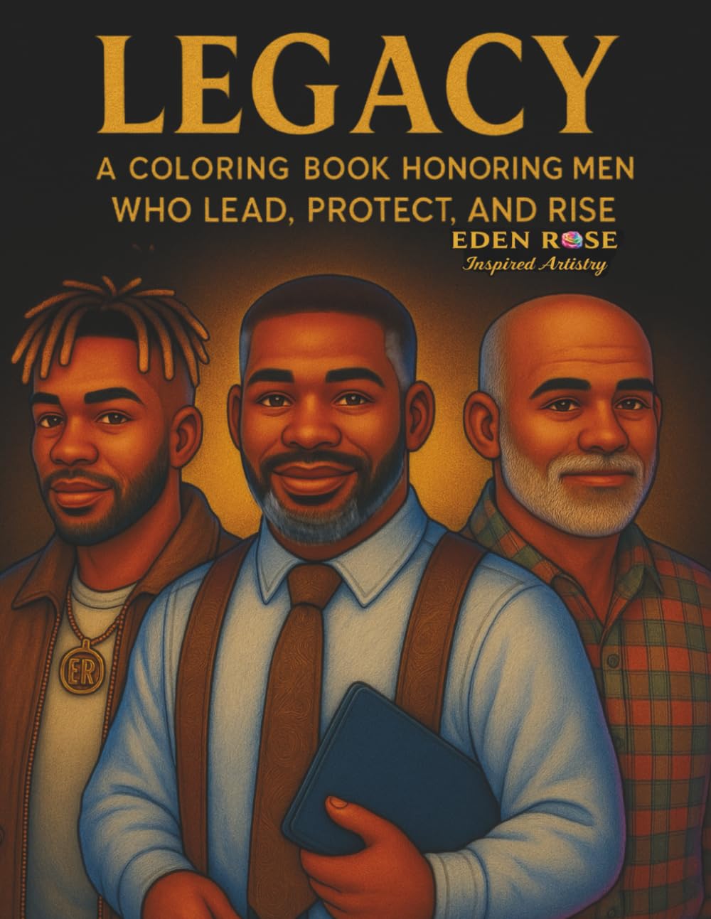 Legacy: A Coloring Book Honoring Men Who Lead, Protect, And Rise