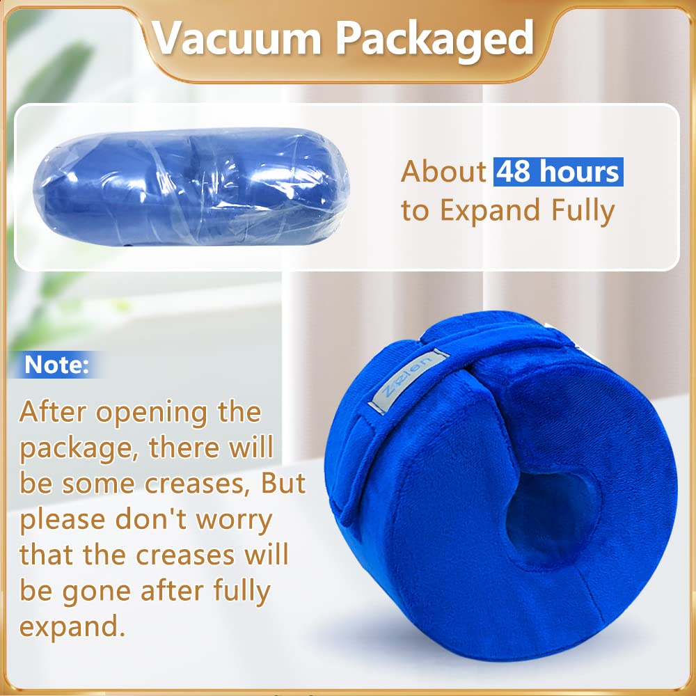 2 PCS Foot Elevation Pillows - Soft Wedge Support For Post-Surgery Recovery & Pressure Relief