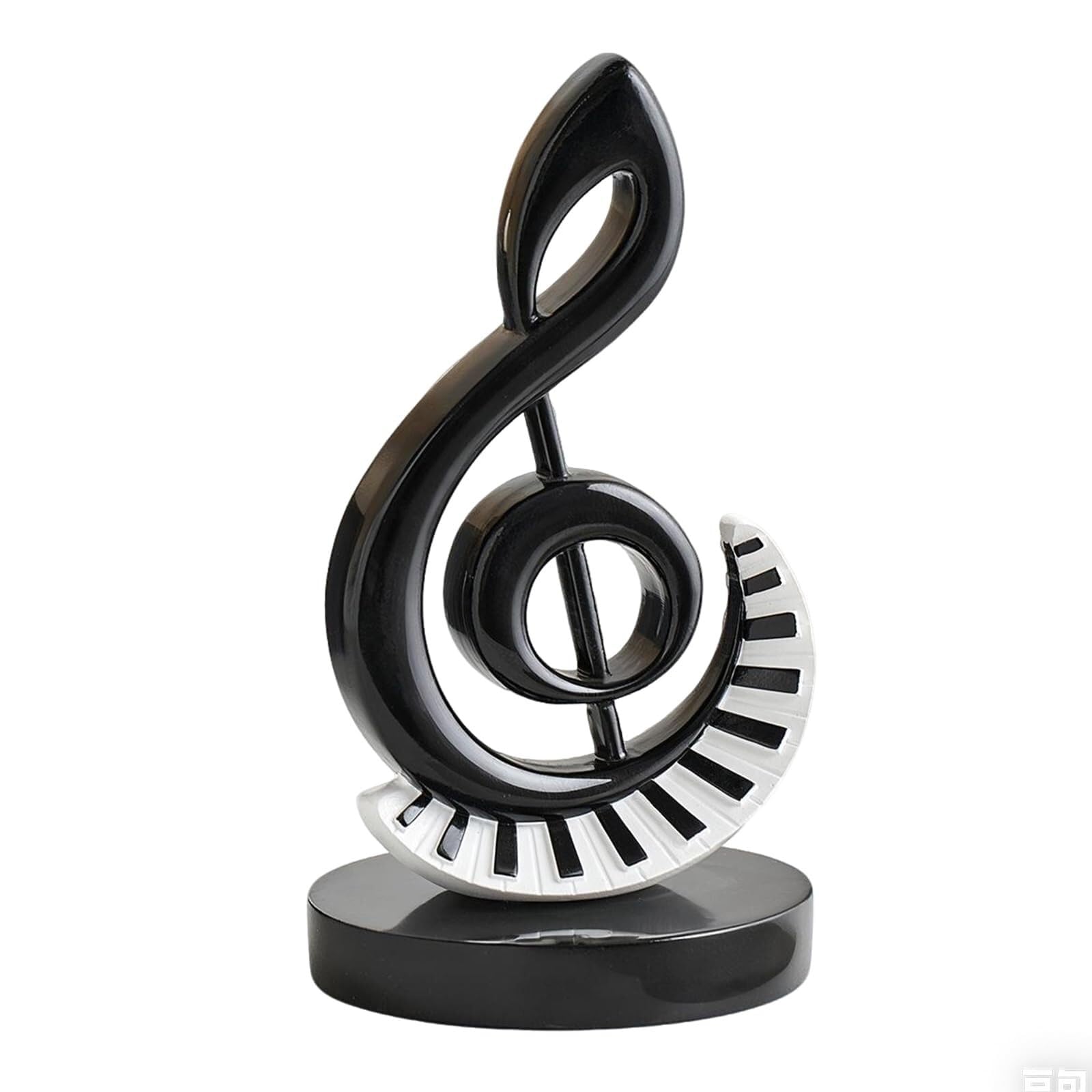 Yofab Office Cubicle Decor Music Note Decor Musical Statue Decoration Table Centerpiece Sculptur Coffee Table Centerpiece(Treble Clef)