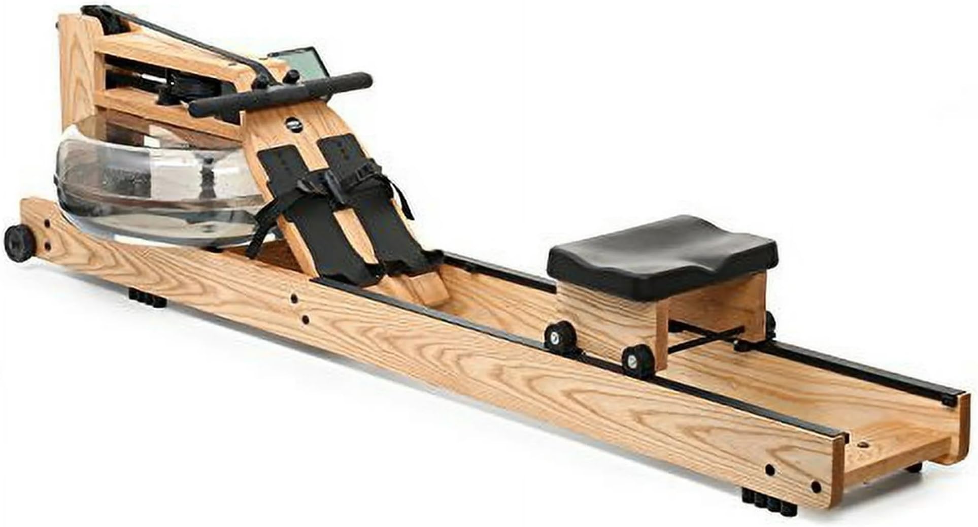 Ash Rowing Machine with S4 Monitor | USA Made Water Rower | Original Handcrafted Erg Row Machine for Home Use & Gym