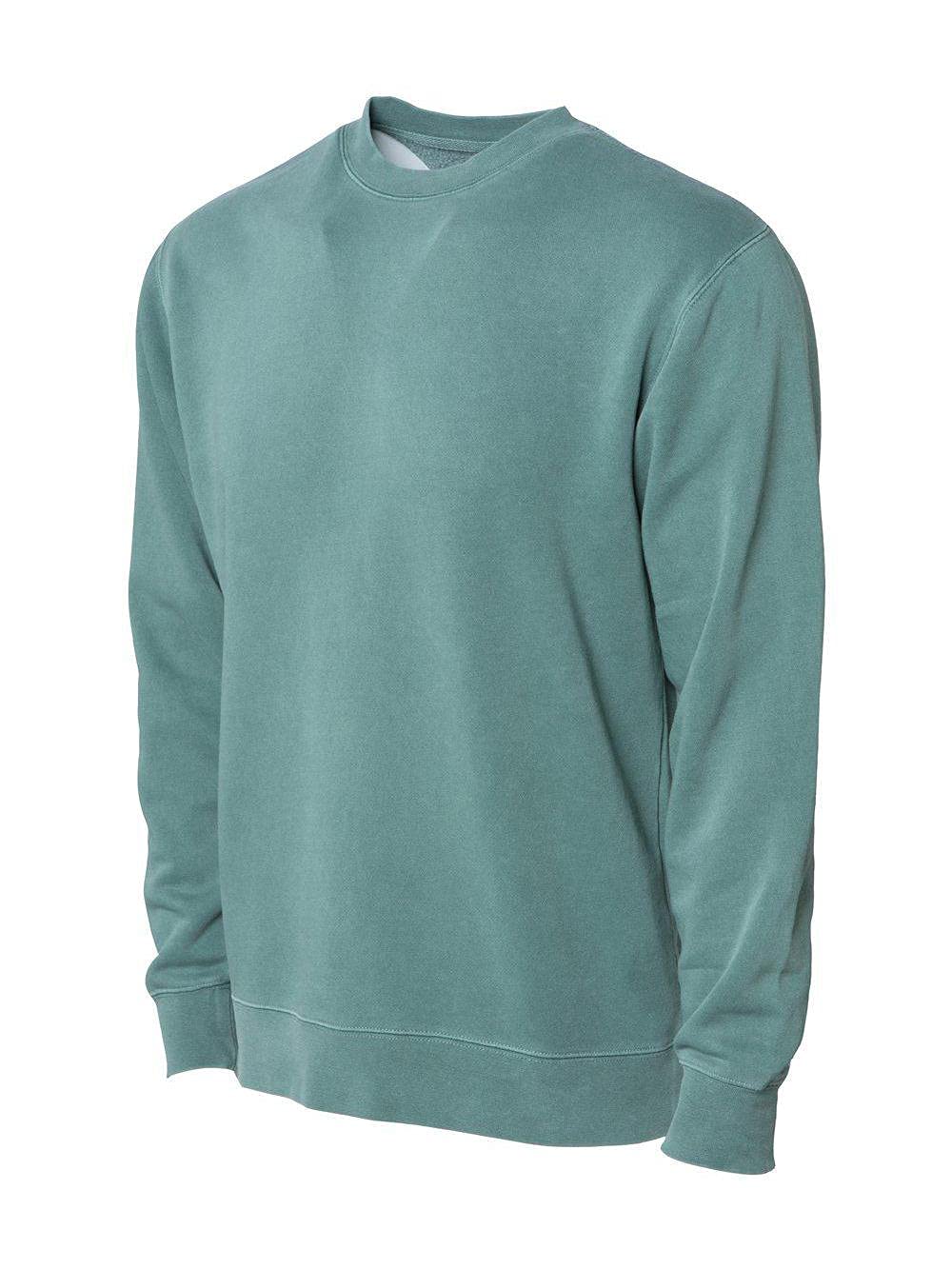 Independent Trading Pigment-Dyed Crewneck Sweatshirt PRM3500  XL Pigment Alpine Green