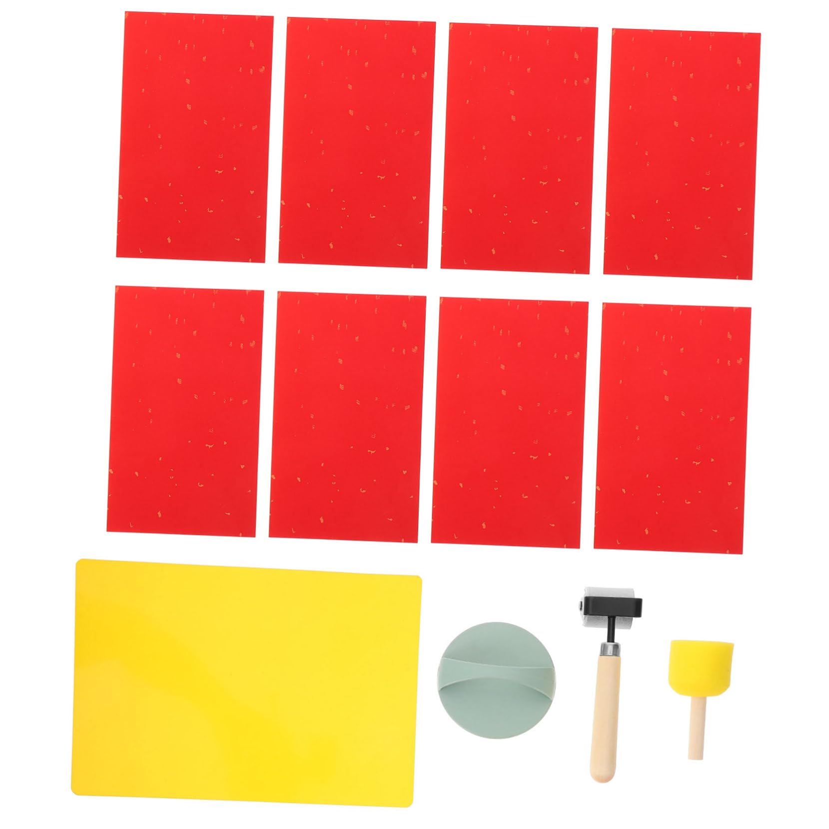 STOBOK 5 Juegos Kit De Herramientas De Grabado Herramientas De Grabado De Arte Rodillo De Tinta De Impresión Rodillo Para Tallar Grabado Rodillo De Tinta Para Imprimir Esponja