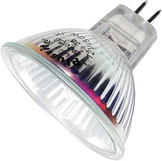 Plusrite 3248-50 Watt Halogen Light Bulb - Mr16 - x-Life - Exn Flood - Glass Face - 4,000 Life Hours - 1,580 Candlepower - 12 Volts,