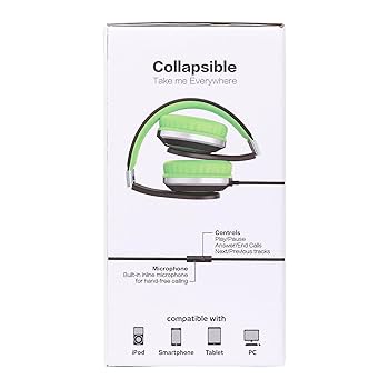 Amazon.co.jp: RockPapa I20 密閉型ヘッドホン折りたたみ式